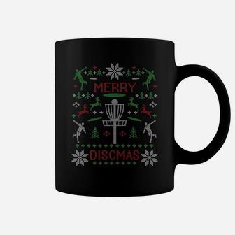 Merry Discmas Disc Golf Ugly Christmas Sweater Party Shirts Coffee Mug | Crazezy