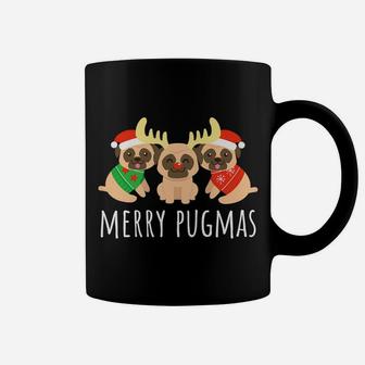 Merry Pugmas Pug Dog Funny Cute Ugly Christmas Shirt Gift Coffee Mug | Crazezy