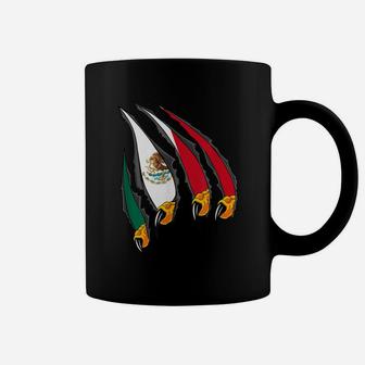 Mexico Patriotic American Eagle Claws With Mexican Flag Coffee Mug | Crazezy DE