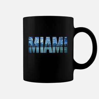 Miami Skyline Coffee Mug | Crazezy