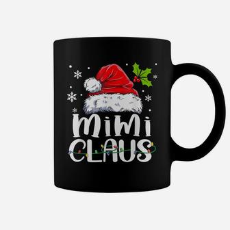 Mimi Claus Shirt Christmas Pajama Family Matching Xmas Coffee Mug | Crazezy