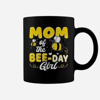 Mom Of The Bee Day Girl Hive Party Matching Birthday Sweet Coffee Mug | Crazezy UK