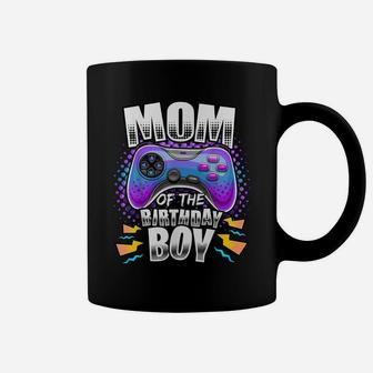 Mom Of The Birthday Boy Matching Video Gamer Birthday Party Coffee Mug | Crazezy CA