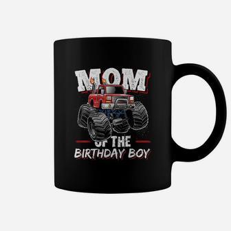Mom Of The Birthday Boy Monster Truck Coffee Mug | Crazezy AU