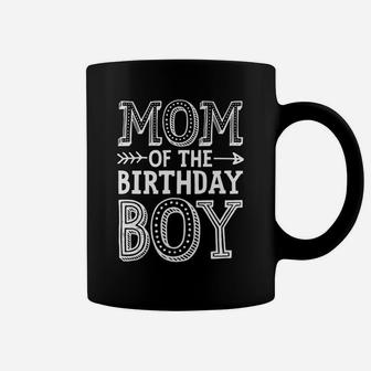Mom Of The Birthday Boy T Shirt Mother Mama Moms Women Gifts Coffee Mug | Crazezy DE