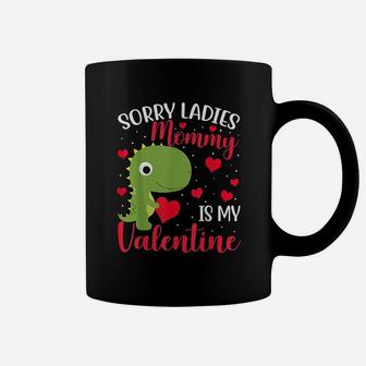 Mommy Is My Valentine Dinosaur Coffee Mug - Thegiftio UK