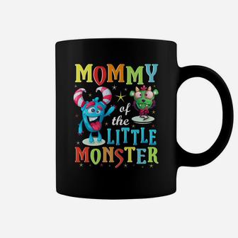 Mommy Of The Little Monster Family Matching Birthday Gift Coffee Mug | Crazezy CA