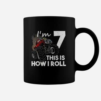 Monster Truck 7 Years Old Coffee Mug | Crazezy