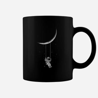 Moon Swing Astronaut Stars Space Man Funny Coffee Mug | Crazezy DE