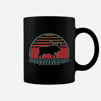 Moose Retro Vintage Elk 80S Style Animal Lover Gift Coffee Mug | Crazezy