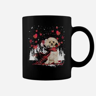 Morkie Snowflake Valentine Rose Coffee Mug - Monsterry