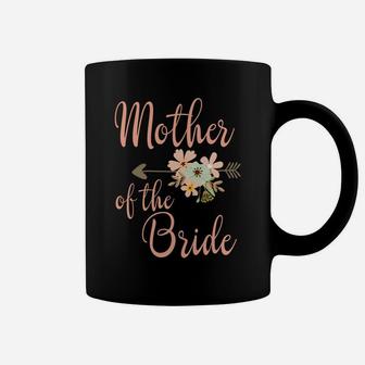 Mother Of The Bride - Wedding Party - Pretty Floral Coffee Mug | Crazezy
