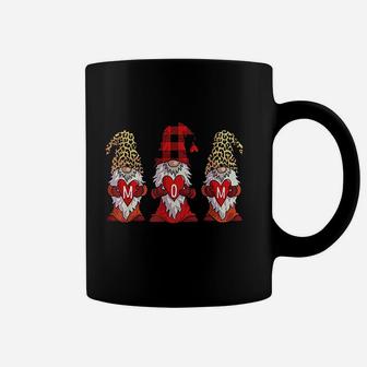 Mothers Day Gnomes Women Red Buffalo Plaid Leopard Coffee Mug | Crazezy UK