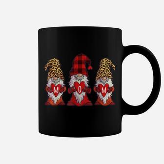 Mothers Day Shirt Gnomes Women Red Buffalo Plaid Leopard Coffee Mug | Crazezy AU
