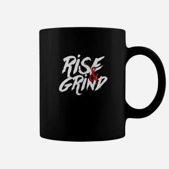 Motivational Rise & Grind Coffee Mug | Crazezy