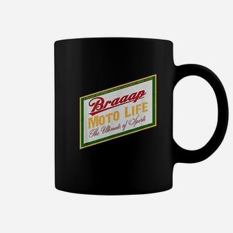Moto Life Beer Label Style Coffee Mug | Crazezy