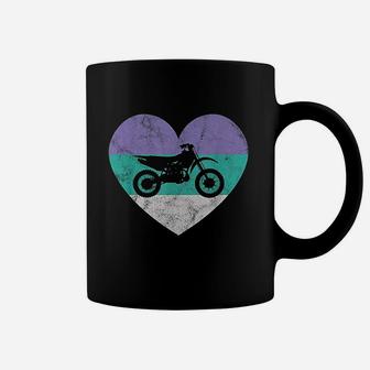 Motocross Dirt Bike Gift For Women Girls Retro Cute Coffee Mug | Crazezy CA