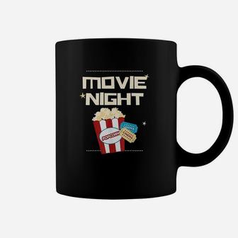 Movie Night Popcorn Tickets Cinema Coffee Mug - Thegiftio UK