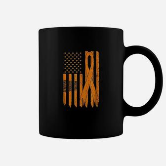 Ms Awareness Gift For Men Women Ms Ribbon And Flag Coffee Mug | Crazezy CA