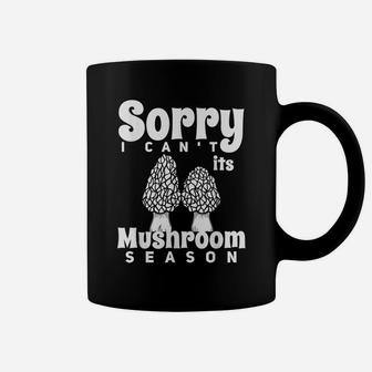 Mushroom Season Gift Morel Fungi Hunting Mycologist Coffee Mug | Crazezy
