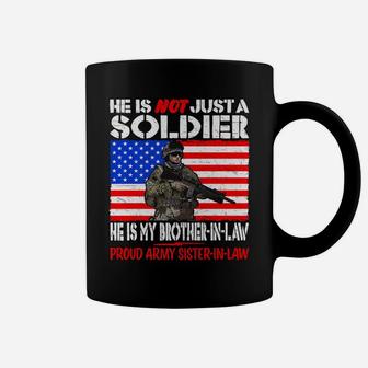 My Brother-In-Law Is A Soldier Proud Army Sister-In-Law Gift Coffee Mug | Crazezy UK