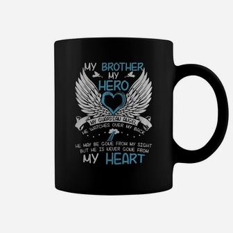 My Brother, My Hero T-shirt Coffee Mug - Thegiftio UK