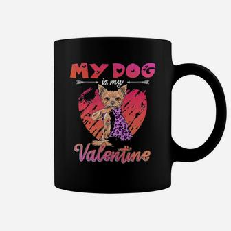 My Dogs Is My I Love Mom Valentine Coffee Mug - Monsterry
