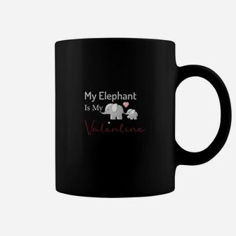 My Elephant Is My Valentine Coffee Mug - Monsterry AU