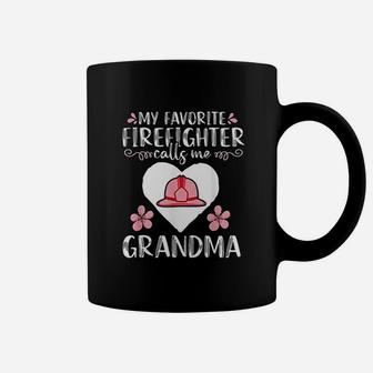 My Favorite Firefighter Calls Me Grandma Coffee Mug | Crazezy DE