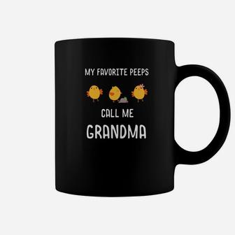My Favorite Peeps Call Me Grandma Easter Gifts Coffee Mug - Seseable