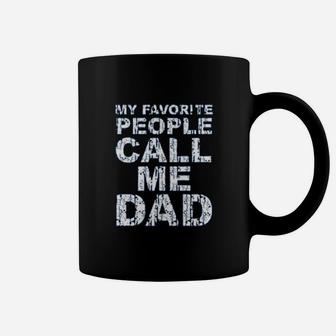 My Favorite People Call Me Dad Vintage Retro Coffee Mug - Seseable