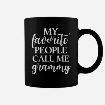 My Favorite People Call Me Grammy T Shirt Gift For Women Coffee Mug | Crazezy CA