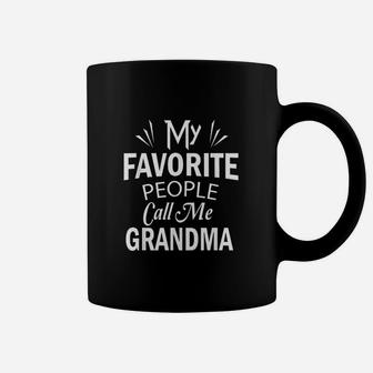 My Favorite People Call Me Grandma Mothers Day Gift Coffee Mug | Crazezy CA
