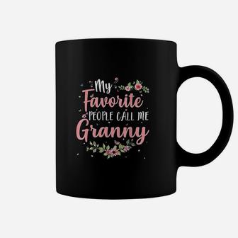 My Favorite People Call Me Granny Gift For Grandma Coffee Mug - Seseable