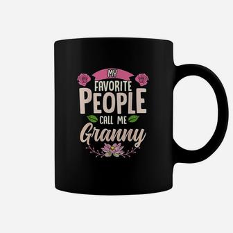 My Favorite People Call Me Granny Mothers Day Gifts Coffee Mug | Crazezy