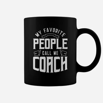 My Favorite Soccer Sport People Call Me Coach Matching Icon Coffee Mug | Crazezy DE
