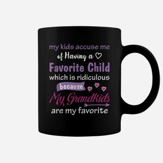 My Grandkids Are My Favorite Funny Tees For Grandma Mother's Coffee Mug | Crazezy AU
