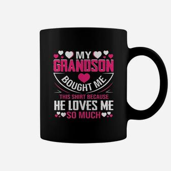 My Grandson Bought Me He Loves Me Coffee Mug - Thegiftio UK