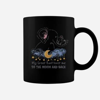 My Great Aunt Loves Me To The Moon And Back Elephant Coffee Mug | Crazezy UK