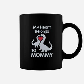 My Heart Belongs To Mommy Coffee Mug | Crazezy