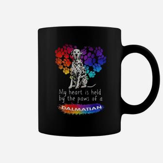 My Heart Is Held By The Paws Of A Dalmatian Coffee Mug - Monsterry CA