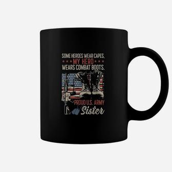 My Hero Wear Combat Boots Proud Army Sister Women Coffee Mug | Crazezy