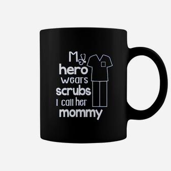 My Hero Wears Mommy Baby Coffee Mug - Thegiftio UK