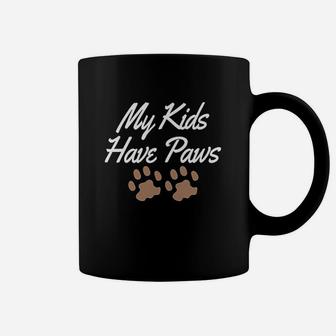 My Kids Have Paws Funny Pet Mom Dad Pride Furbabies Cats Dogs Coffee Mug | Crazezy DE