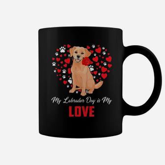 My Labrador Dog Is My Love Valentine Gift For Women Coffee Mug - Monsterry