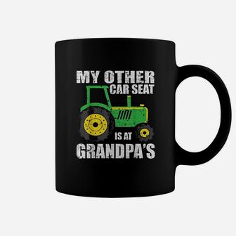 My Other Car Seat Is At Grandpa Coffee Mug | Crazezy