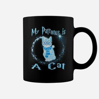 My Patronus Is A Cat Magic Gift Coffee Mug | Crazezy CA