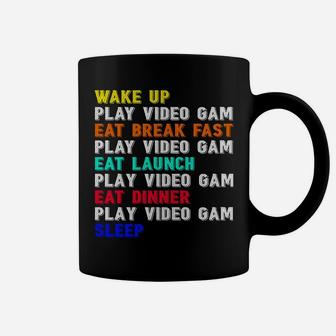My Perfect Day Video Games Funny Gamer Gag Novelty Gifts Coffee Mug | Crazezy