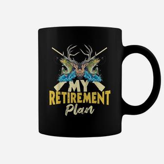 My Retirement Plan Hunting Retired Grandpa Fishing Hunter Coffee Mug | Crazezy AU