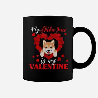 My Shiba Inu Is My Valentine Gift For Dog Lover Coffee Mug - Monsterry DE
